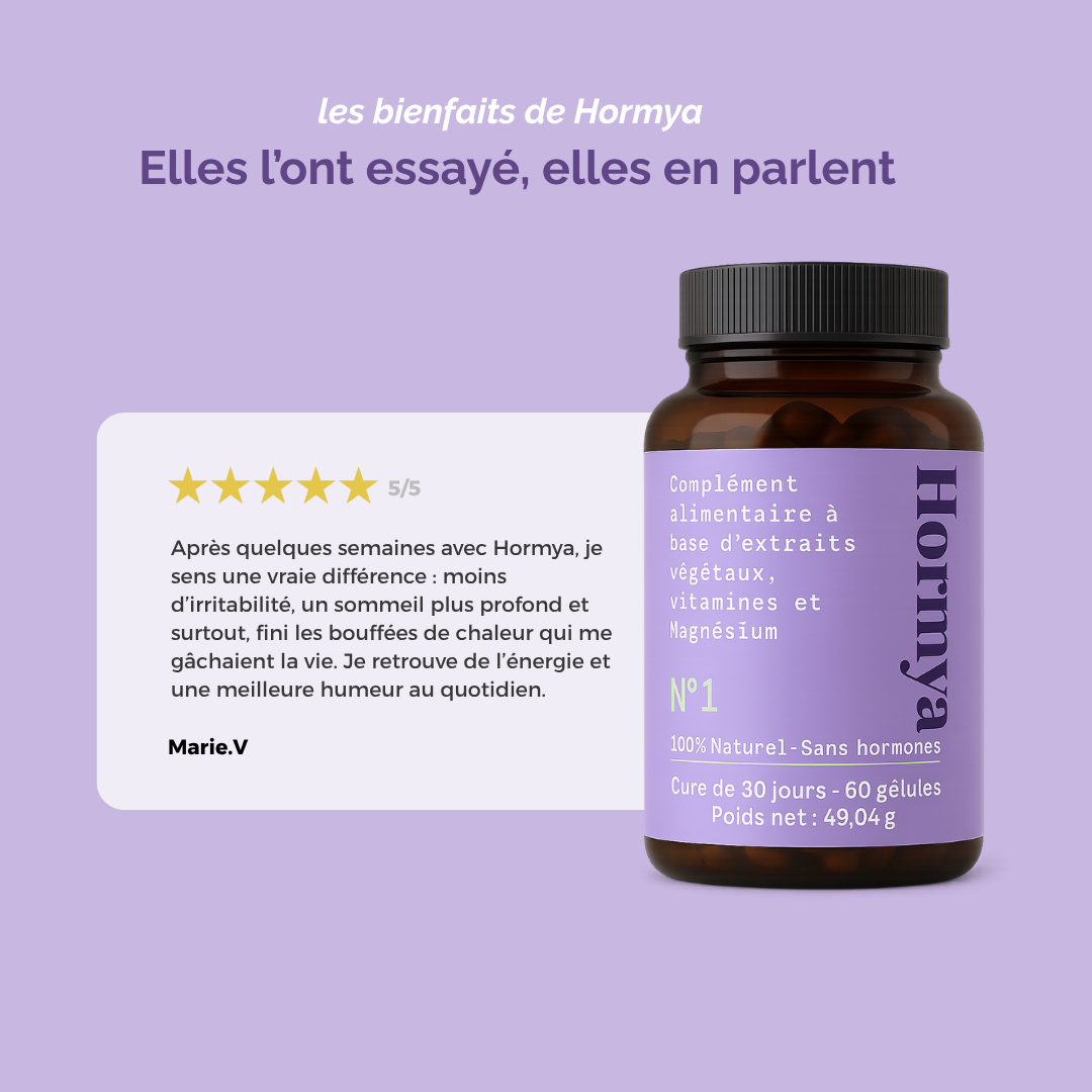 Cure Ménopause – Moins de bouffées de chaleur, un sommeil plus stable et une humeur plus apaisée, naturellement.