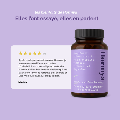 Cure Ménopause – Moins de bouffées de chaleur, un sommeil plus stable et une humeur plus apaisée, naturellement.